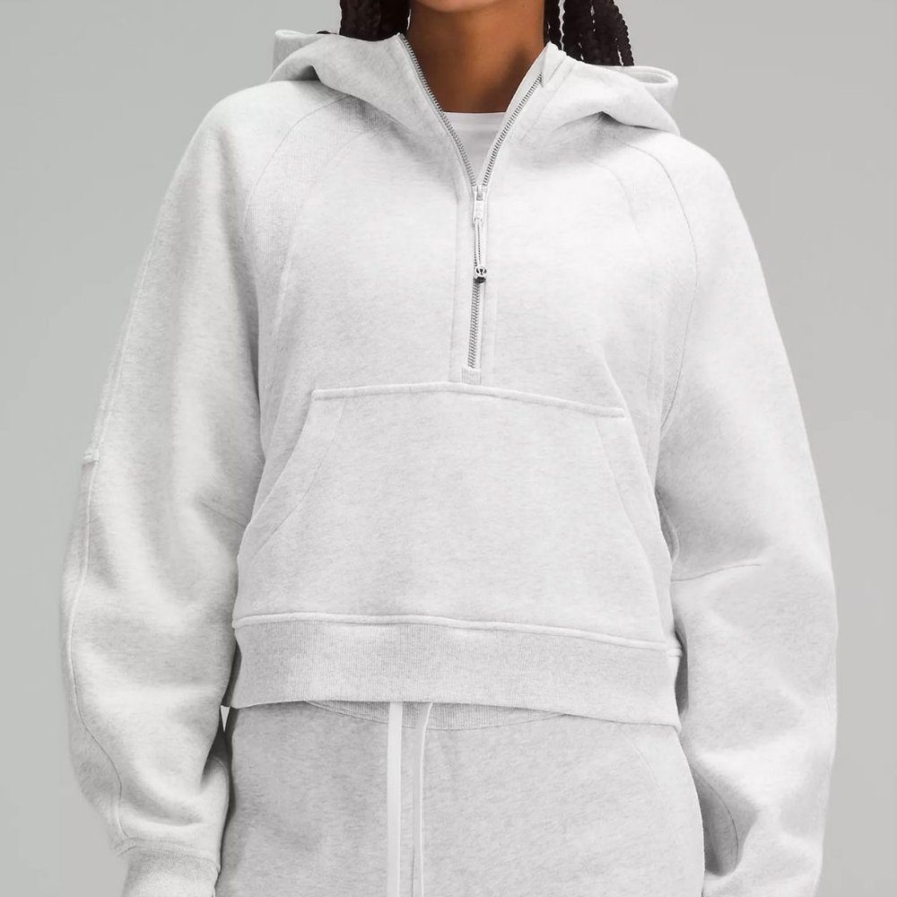 lululemon Scuba oversized half-zip hoodie in gray M/L